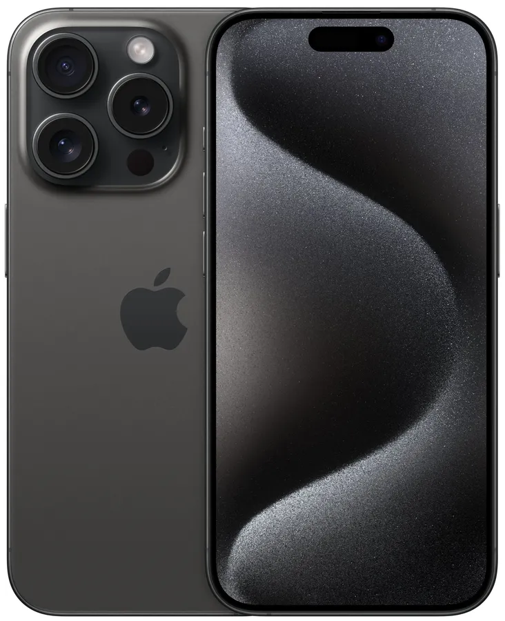 iPhone 15 Pro 128 ГБ Титановый чёрный