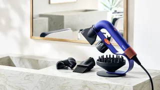 Фен Dyson Supersonic R Pro HD18 (CN/HK) Vinca /Topaz , синий/оранжевый — фото 5