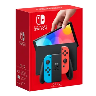 Игровая консоль Nintendo Switch OLED , неоновый/красный — фото 5